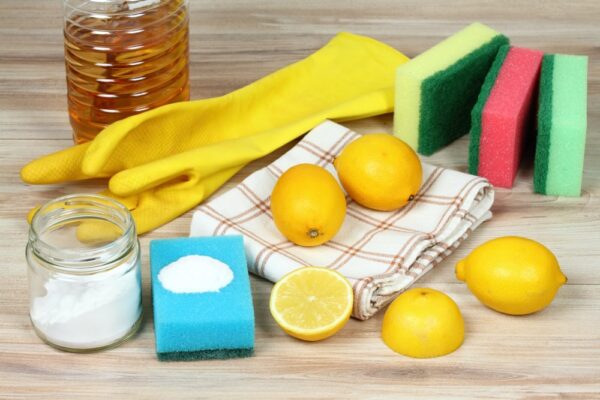 Algunos de los productos que se usan en limpieza ecológica